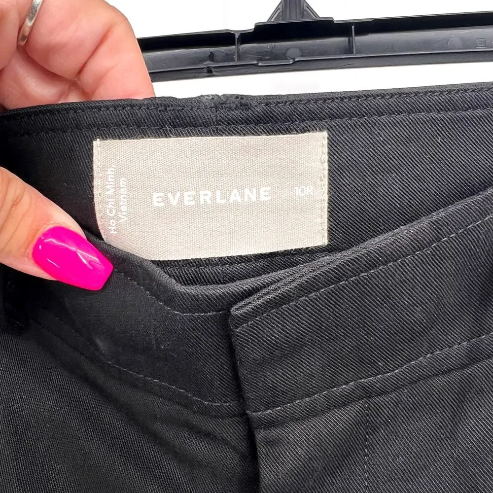 Everlane Womens The Way-High Drape Pants Size 10 Black 31